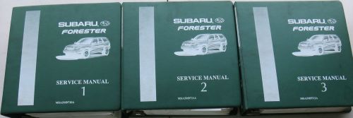 1998 subaru forester service shop repair workshop oem manual factory binder set