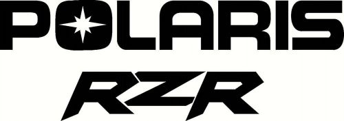 Polaris rzr 12inch vinyl decal sticker atv utv set of 4 stickers