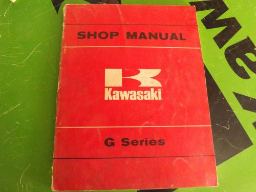 Kawasaki shop manual g series g5 g7s g7t motorcycle repair oem