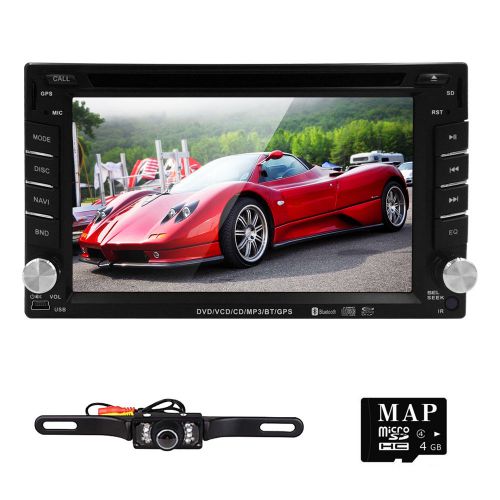 Gps navi wifi quad core android 4.4 double din car stereo dvd player mirror link