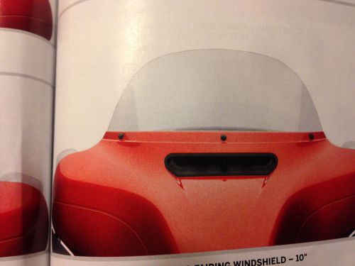 Windshield; harley batwing fairing oem# 57400227 10 inch clear.