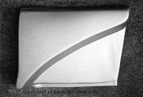 Chevrolet chevy car side cowl patch panel all models right 1937-1938 #23r ems