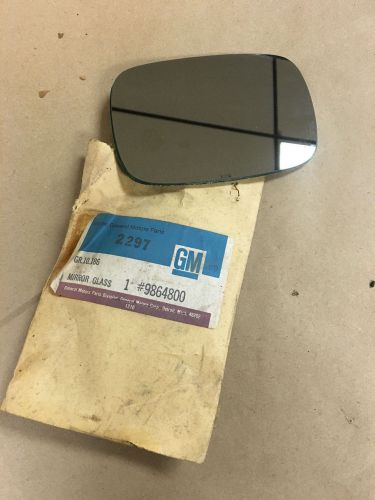Nos 71-81 chevelle 71-72 impala front rh outside rear view mirror-glass 9864800