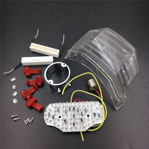 Led tail brake light turn signals for yamaha fz6 fazer 600 clear 2004-2009