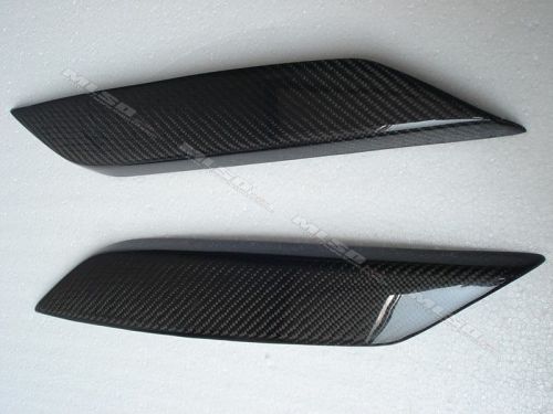 Carbon fiber front headlight covers eyebrowse eyelid for nissan 350z