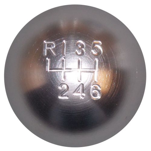 Billet brushed aluminum -l 6 speed 2" shift knob