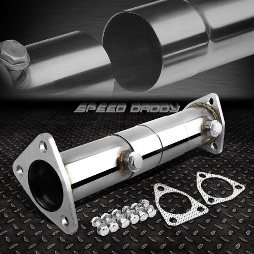 13.5-16&#034; adjustable jdm stainless racing cat exhaust pipe cb/bb 2.2 f22/h22/h23
