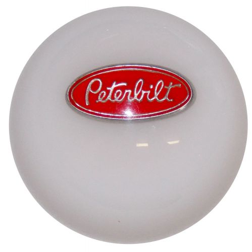 White peterbilt shift knob 3/8-24 thread u.s. made