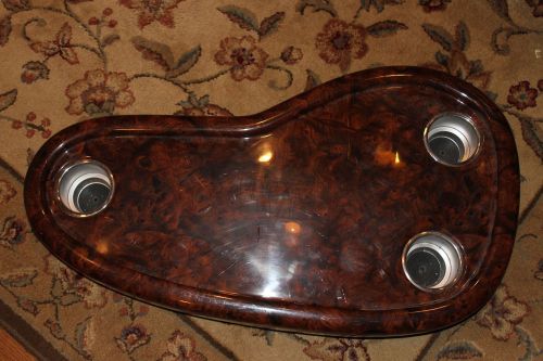 G3 kidney shaped  woodgrain marine plastic pontoon boat table top 35x20