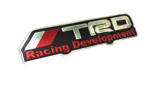 Trd racing development soft aluminum foil toyota decal/sticker car truck