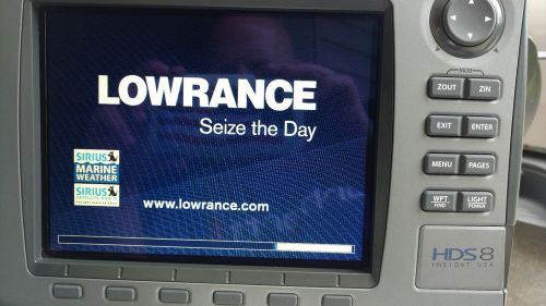 Lowrance hds 8 insight fish finder and chartplotter l@@k great working unit