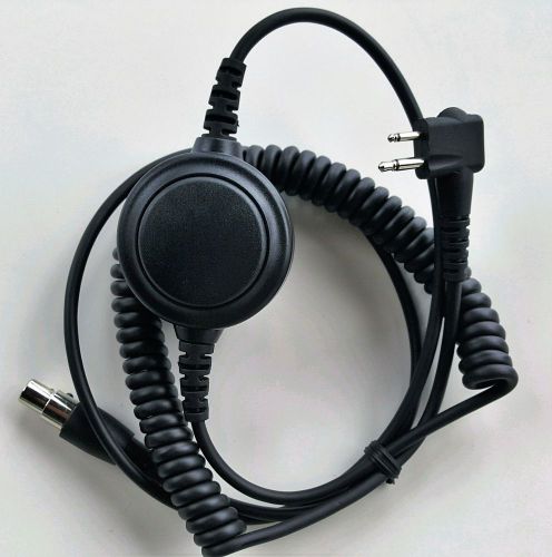 Headset coiled cord motorola 2p w/ptt kelvar reinforced racing radios electr