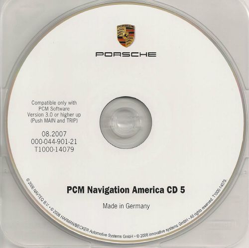 2003 2004 porsche cayenne carrera 911 boxster navigation map cd #5 new england