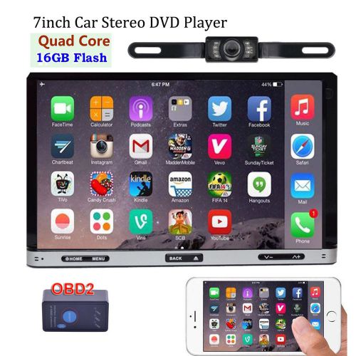 7" 2din android quad-core car stereo dvd player radio multimedia gps wifi 3g obd