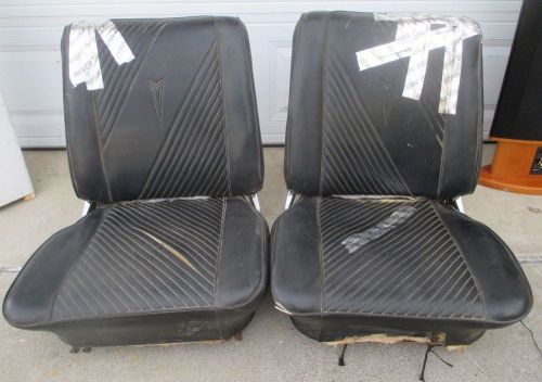 Vintage bucket seats pontiac gto impala 60s