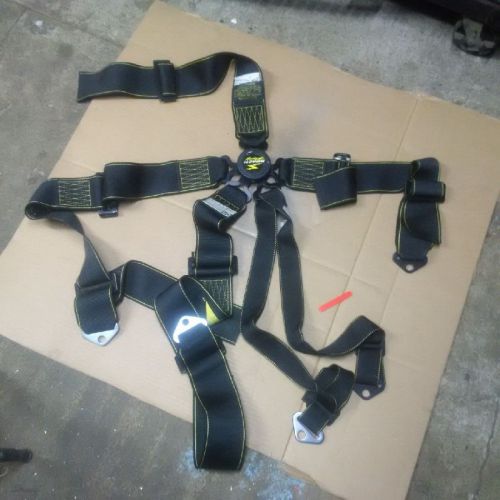 Impact 6  point harness camlock black   expired