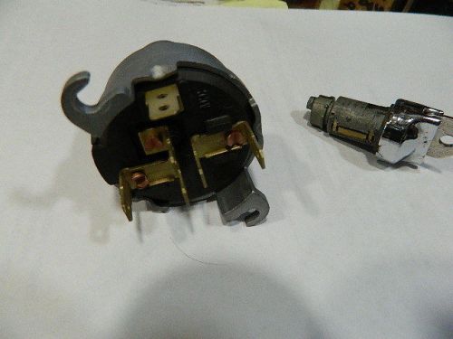 1958 chevrolet used ignition switch with cylinder and key