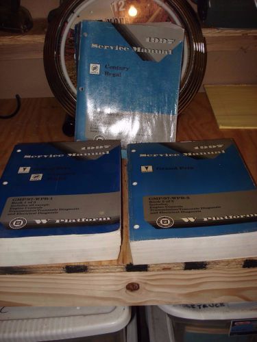 1997 pontiac grand prix buick century regal service manual set shop books repair