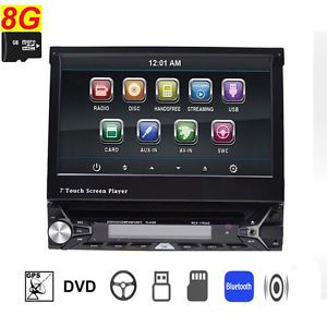 7''Single 1Din Bluetooth HD Touch Screen Car Stereo DVD Player Radio MP3 GPS USB, US $169.99, image 2