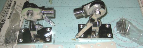 2 stainless steel antenna mount 4-way ratchet mount