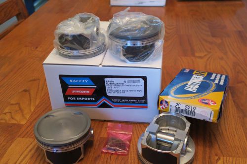 Subaru 2.5l(2457) ej255/7 dohc 16v h4 turbo pistons w/rings-2004-2014