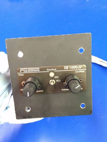 Ps engineering pm-1000 ii panel mounted intercom p/n 11922 (1016-86)