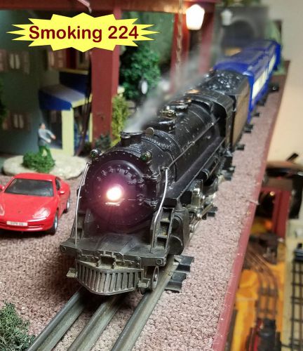224 vintage smoking  lionel locomotive restored: all new smoke unit parts