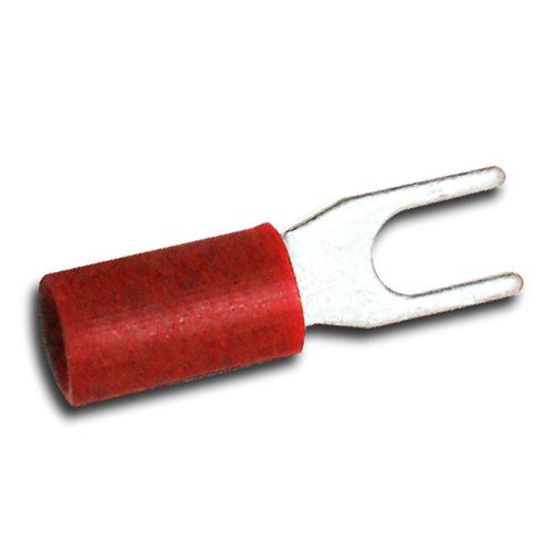 Blister pack spade connector red 22-16g #10 go kart 356 scta street rod nascar