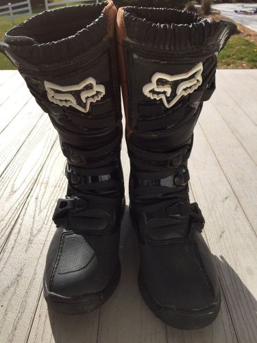 Motor cross boots fox youth  6 used 3 times