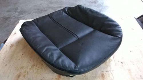 Bmw e38 e39 5 7 series left right front seat bottom cover leather black no heat
