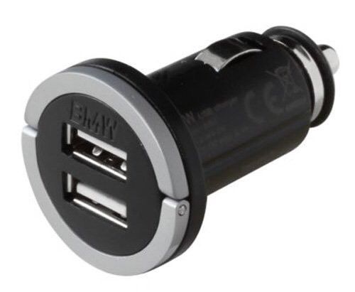 Genuine BMW Dual USB Charger In-Car Iphone Ipad 2 port  Cigarette Lighter NEW OW, US $13.50, image 1