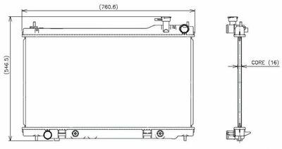 Denso 221-3426 radiator