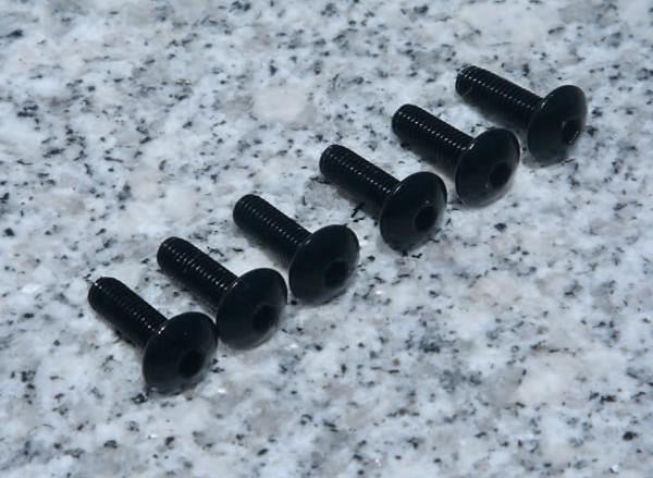 Black fairing bolts for honda kawasaki suzuki yamaha