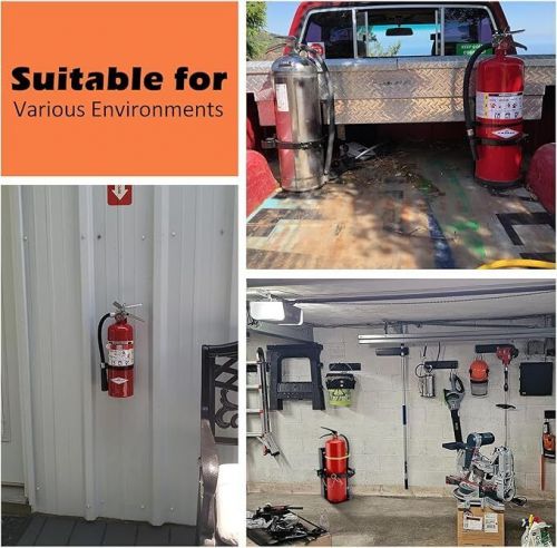 Steel Fire Extinguisher Wall Mount Bracket for 10lbs Dry/5lb Co2 Extinguisher, US $49.59, image 4