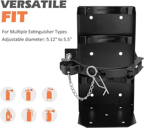 Steel Fire Extinguisher Wall Mount Bracket for 10lbs Dry/5lb Co2 Extinguisher, US $49.59, image 5
