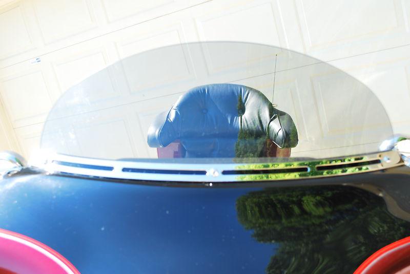 Harley windshield trim 4-slot fits (96-12) polished s.s