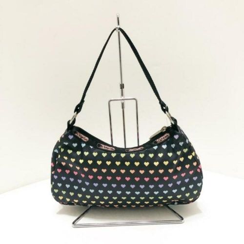 Lesportsac Handbag - Black Pink Multi Heart Lesponylon, US $73.65, image 4