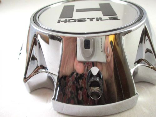 HOSTILE 6" CHROME 5 LUG CUSTOM WHEEL CENTER CAP* #HC-5004C/ #5004 (FOR 1 CAP), US $54.63, image 5