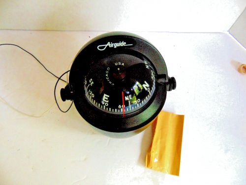Vintage Airguide Model 1616 Marine Compass & Instructions Boat RV Black Nice, US $29.00, image 5