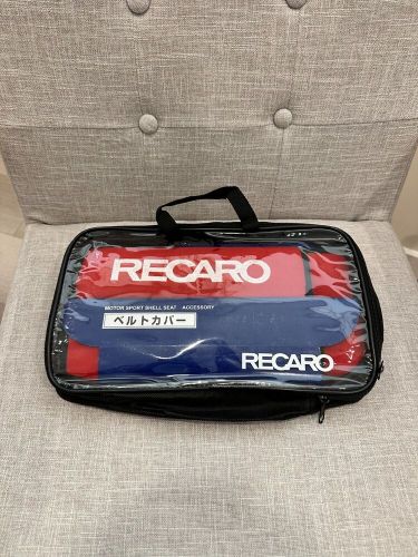 Recaro jdm shoulder belt cover - red *authentic*