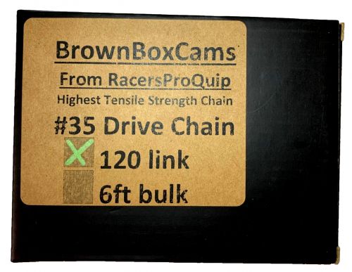 Mini Bike Chain Worlds Strongest #35 High HP Chain 2Pack BrownBoxCams 120link, US $39.99, image 2
