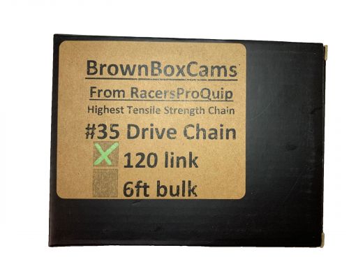 Mini Bike Chain Worlds Strongest #35 High HP Chain 2Pack BrownBoxCams 120link, US $39.99, image 3