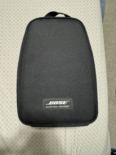 Bose a20 aviation headset with bluetooth dual plug cable - black