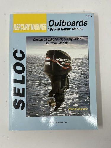 SELOC 2 STROKE OUTBOARD MERCURY/MARINER 2.5HP-275HP 1990-2000 REPAIR MANUAL 1416, US $47.99, image 2