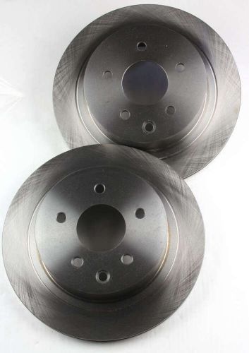 Oe spec rear brake discs x 2 - for nissan wc34 stagea rsfour rb25det series 1