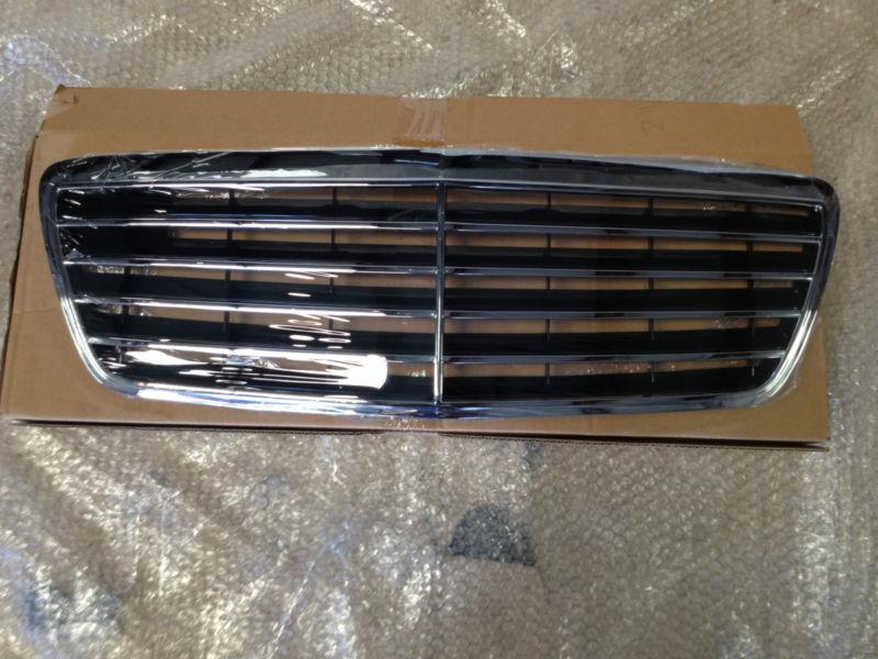 2003-2006 mercedes benz e-class e320 e350 grille aftermarket front center chrome