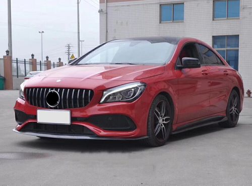 Silver GT R Style Grille for CLA W117 CLA200 CLA250 CLA45 2017-2018 Glossy, US $151.56, image 5