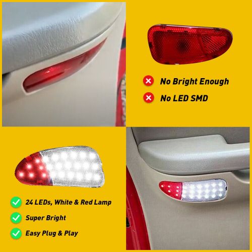 Interior Door Panel Courtesy LED Lights Fits 1997 1998 1999 -2003 Ford F150 F250, US $17.99, image 4