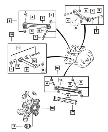 Genuine Mopar Lateral Link 5143012AA, US $194.35, image 2