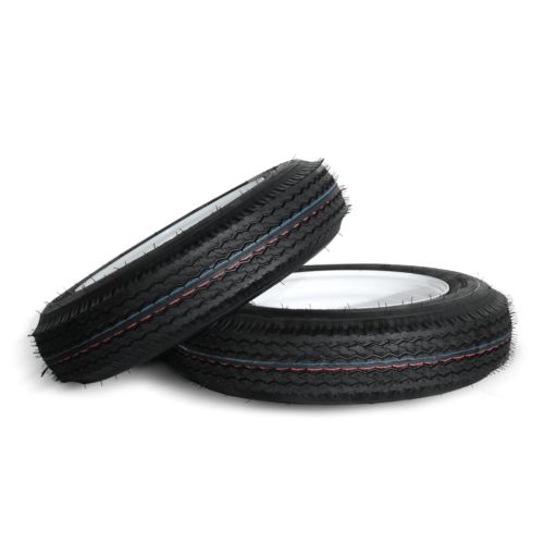 Two 4.80x12 Trailer Tires & Rims LRB 4 Lug Hole Bolt White Spoke LEADZM 4.80 12, US $111.37, image 11